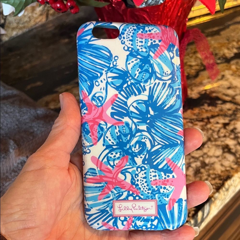 Lilly Pulitzer Blue Pink White Phone Case
